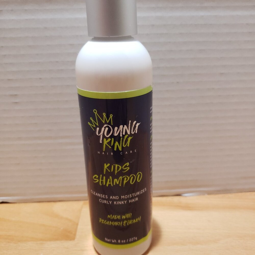 Young King Hair Care Kids Shampoo for Curly Kinky Hair 8oz New